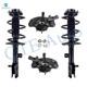 Set of 4 Front Suspension Knuckle Assembly-Quick Complete Strut-Coil Spring Assembly For 2007-2010 Jeep Patriot