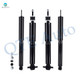 Set 4 Front-Rear Shock Absorber For 1997-1999 Ford F-250 RWD Less Than 8500GVW