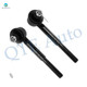 Pair of 2 Front Inner Steering Tie Rod End For 1996-2002 Chevrolet Express 1500