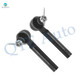 Pair of 2 Front Outer Steering Tie Rod End For 2005 2006 Saab 9-2X