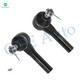 Pair of 2 Front Outer Steering Tie Rod End For 2004 2005 Mercury Mountaineer