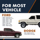 Front Shock Absorber For 1980-1996 Ford F-150 High Performance Monotube Upgrade