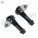 Pair of 2 Front Outer Steering Tie Rod End For 2014-2018 Ford Special Service Police Sedan