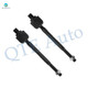 Pair of 2 Front Inner Steering Tie Rod End For 2009 Pontiac G3 Wave
