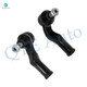 Pair of 2 Front Left-Right Outer Steering Tie Rod End For 2004-2011 Volvo S40