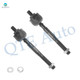 Pair of 2 Front Inner Steering Tie Rod End For 1996-2000 Honda Civic