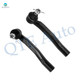Pair of 2 Front Left-Right Outer Steering Tie Rod End For 2011-2020 Toyota Sienna
