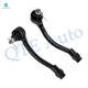 Pair of 2 Front Left-Right Outer Steering Tie Rod End For 2012-2017 KIA RIO