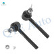 Pair of 2 Front Inner Steering Tie Rod End For 1993-1995 Nissan Pathfinder