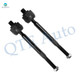 Pair of 2 Front Inner Steering Tie Rod End For 2015-2023 Ford Edge