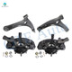Set of 4 Front Lower Control Arm Ball Joint-Suspension Knuckle Assembly For 2007-2012 Dodge Caliber