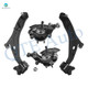 Set of 4 Front Lower Control Arm Ball Joint-Suspension Knuckle Assembly For 2007-2010 Ford Edge