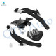 Set of 4 Front Lower Control Arm Ball Joint-Suspension Knuckle Assembly For 2004-2010 Toyota Sienna FWD
