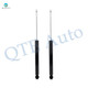 Pair of 2 Rear Shock Absorber For 2011-2014 Mazda 2 Monotube Performance Upgrade