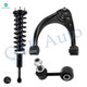 Set of 3 Front Left Upper Control Arm Ball Joint-Sway Bar Link-Quick Complete Strut-Coil Spring Assembly For 2015-2019 Toyota Tundra