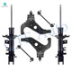 Set of 6 Front Lower Control Arm-Sway Bar Link-Suspension Strut Assembly For 1996-1999 Nissan Pathfinder