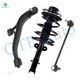 Set of 3 Front Left Lower Control Arm Ball Joint-Sway Bar Link-Quick Complete Strut-Coil Spring Assembly For 2001-2007 Dodge Caravan