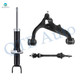 Set of 3 Front Right Lower Control Arm Ball Joint-Sway Bar Link-Suspension Strut Assembly For 2011-2018 RAM 1500