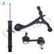 Set of 3 Front Right Lower Control Arm-Sway Bar Link-Suspension Strut Assembly For 2004-2006 Acura TL