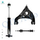 Set of 3 Front Left Lower Control Arm Ball Joint-Sway Bar Link-Shock Absorber For 2006-2008 Dodge RAM 1500 Mega Cab