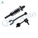 Set of 3 Rear Upper Control Arm-Sway Bar Link-Quick Complete Strut-Coil Spring Assembly For 2011-2014 Dodge Avenger