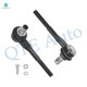 Pair of 2 Front Outer Tie Rod End For 2002 2003 2007-2011 Audi S6