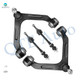 Set of 4 Front Upper Control Arm Ball Joint-Sway Bar Link For 2006 Dodge RAM 1500