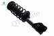 Set of 3 Front Left Lower Control Arm Ball Joint-Wheel Hub Bearing Assembly-Quick Complete Strut-Coil Spring Assembly For 2007 2008 Ford Edge