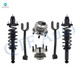 Set of 6 Rear Upper Control Arm-Wheel Hub Bearing Assembly-Quick Complete Strut-Coil Spring Assembly For 2011-2014 Dodge Avenger
