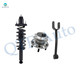 Set of 3 Rear Upper Control Arm-Wheel Hub Bearing Assembly-Quick Complete Strut-Coil Spring Assembly For 2011-2014 Chrysler 200