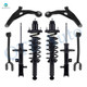 Set of 8 Front Lower Control Arm-Suspension Strut Assembly-Rear Upper Control Arm-Quick Complete Strut-Coil Spring Assembly For 2011-2014 Chrysler 200 Sedan
