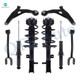 Set of 8 Front Lower Control Arm-Quick Complete Strut-Coil Spring Assembly-Rear Upper Control Arm-Suspension Strut Assembly For 2011-2014 Dodge Avenger