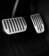 Foot Pedal Pads Cover for 2017-2025 Tesla Model Y, 2PCS Silver