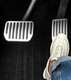 Foot Pedal Pads Cover for 2017-2025 Tesla Model Y, 2PCS Silver