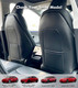 Seat Back Kick Protector for 2017-2025 Tesla Model X, Black 2PCS
