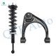 Front Right Upper Control Arm Ball Joint-Quick Complete Strut-Coil Spring Assembly For 2008-2019 Toyota Sequoia 4WD