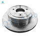 Set of 8 Rear 303mm Brake Disc Rotors-Ceramic Brake Pad Kit-Wheel Hub Bearing Assembly For 2012-2015 Chevrolet Captiva Sport