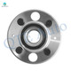 Set of 8 Rear 238mm Brake Disc Rotors-D564 7443 Ceramic Brake Pad Kit-Wheel Hub Bearing Assembly For 1993 1994 1997 Honda Civic del Sol