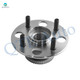 Set of 8 Rear 246mm Brake Drum-Wheel Hub Bearing Assembly-Ceramic Brake Pad Kit For 2002 2003 2005 Honda Civic 4-Wheel ABS