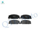 Set of 16 Front 239mm Brake Disc Rotors-Ceramic Brake Pad Kit-Wheel Bearing-Rear 238mm Brake Disc Rotors-D564 7443 Ceramic Brake Pad Kit-Wheel Hub Bearing Assembly For 1992 Honda Civic