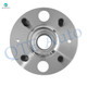 Set of 8 Rear 238mm Brake Disc Rotors-Ceramic Brake Pad Kit-Wheel Hub Bearing Assembly For 1995 Honda Civic del Sol