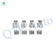 Set of 8 Front 239mm Brake Disc Rotors-Ceramic Brake Pad Kit-Wheel Bearing For 1992 1993 1995 1998-2000 Honda Civic