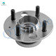Set of 8 Rear 238mm Brake Disc Rotors-Ceramic Brake Pad Kit-Wheel Hub Bearing Assembly For 1992 1995 Honda Civic