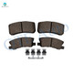 Set of 8 Rear 268mm Brake Drum-Ceramic Brake Pad Kit-Wheel Hub Bearing Assembly For 2008-2010 Jeep Patriot