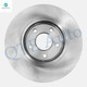 Set of 8 Front 276.2mm Brake Disc Rotors-Ceramic Brake Pad Kit-Wheel Hub Bearing Assembly For 2007 2008 Chevrolet Malibu