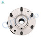 Set of 8 Front 325mm Brake Disc Rotors-Wheel Bearing-Ceramic Brake Pad Kit For 2006 2007 Buick Rainier