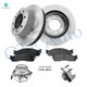 Set of 8 Front 353mm Brake Disc Rotors-Wheel Bearing-Ceramic Brake Pad Kit For 2006-2008 Dodge RAM 1500 8 Stud Wheel