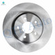 Set of 16 Front 296mm Brake Disc Rotors-Wheel Hub Bearing Assembly-Ceramic Brake Pad Kit-Rear 271mm Brake Drum-Wheel Hub Bearing Assembly-Ceramic Brake Pad Kit For 2008 Pontiac G5