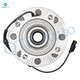 Set of 8 Front 353mm Brake Disc Rotors-Wheel Bearing-Ceramic Brake Pad Kit For 2006-2008 Dodge RAM 2500