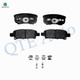 Set of 8 Rear 268mm Brake Drum-Wheel Bearing-Ceramic Brake Pad Kit For 2007 2008 Dodge Caliber